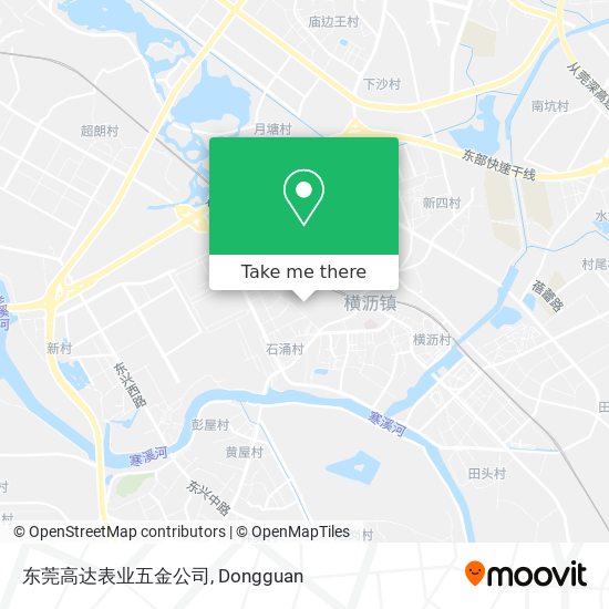 东莞高达表业五金公司 map