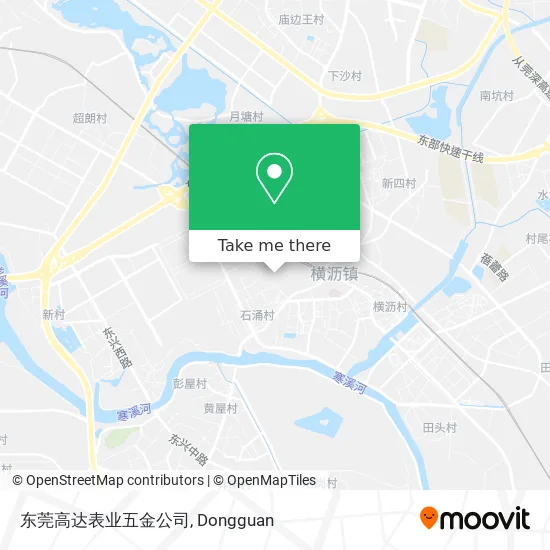 东莞高达表业五金公司 map