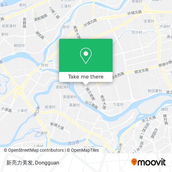 新亮力美发 map
