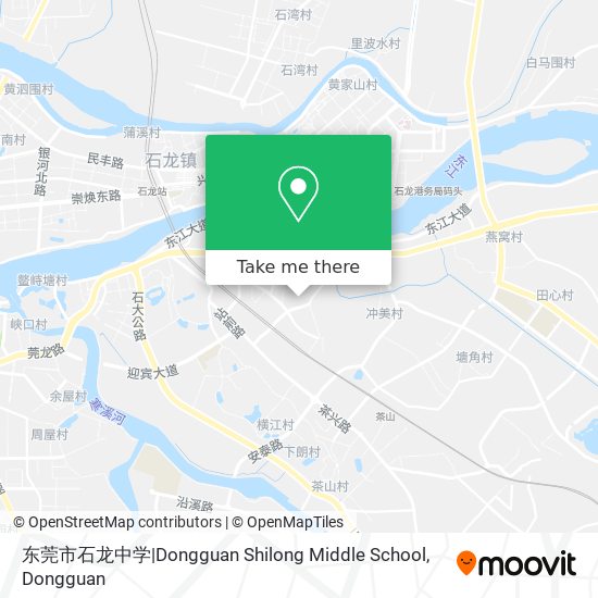 东莞市石龙中学|Dongguan Shilong Middle School map