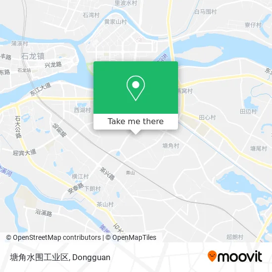 塘角水围工业区 map