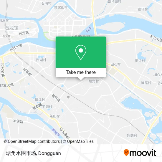塘角水围市场 map