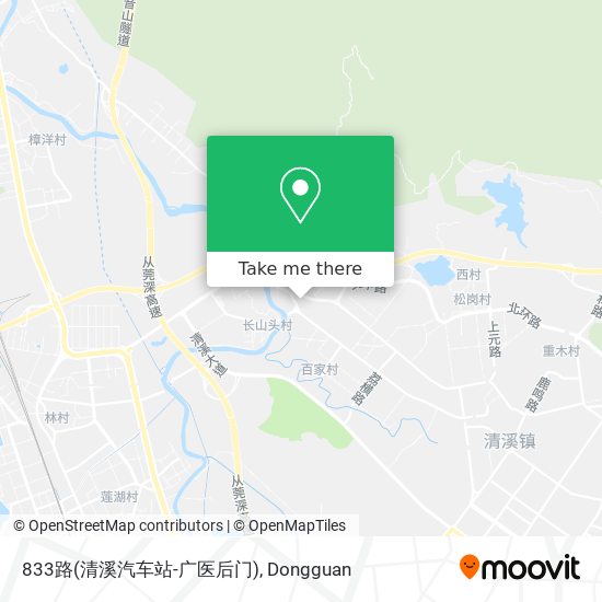 833路(清溪汽车站-广医后门) map