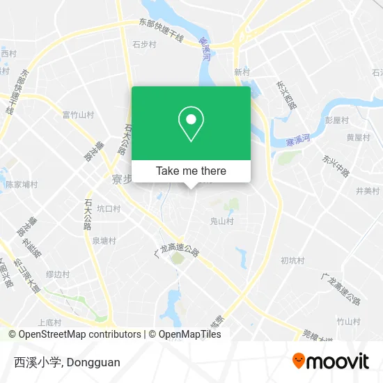 西溪小学 map