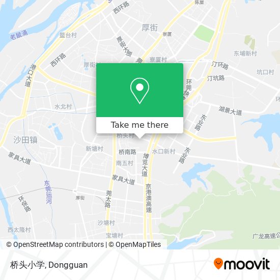 桥头小学 map