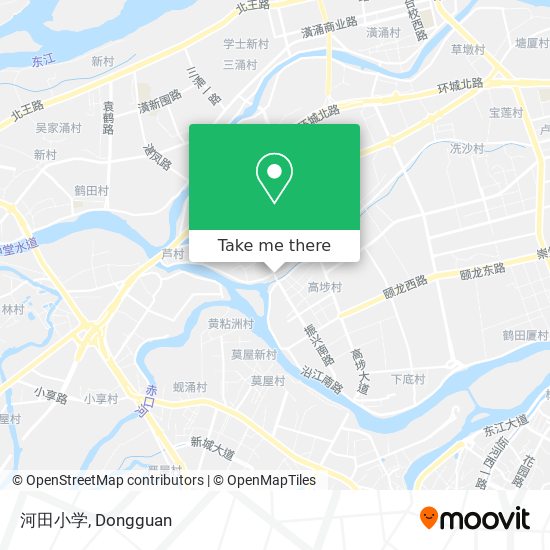 河田小学 map