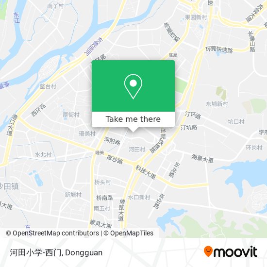 河田小学-西门 map