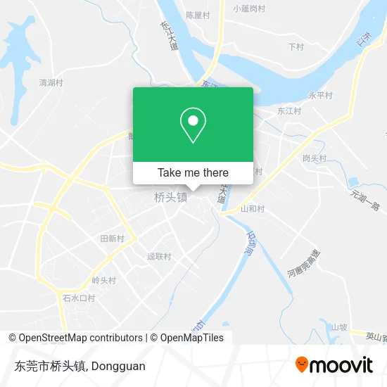 东莞市桥头镇 map
