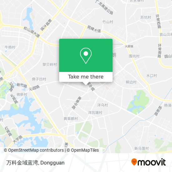 万科金域蓝湾 map