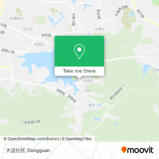 大迳社区 map