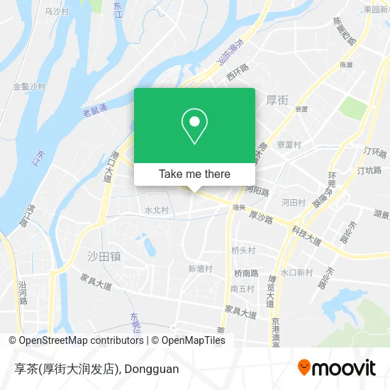 享茶(厚街大润发店) map
