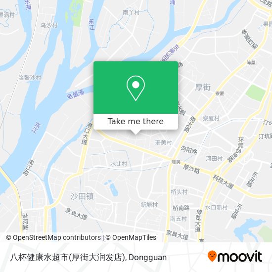 八杯健康水超市(厚街大润发店) map