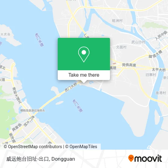 威远炮台旧址-出口 map