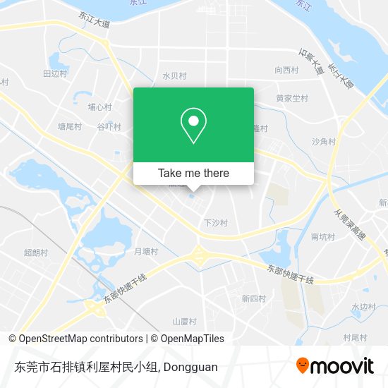 东莞市石排镇利屋村民小组 map