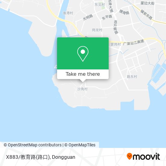 X883/教育路(路口) map