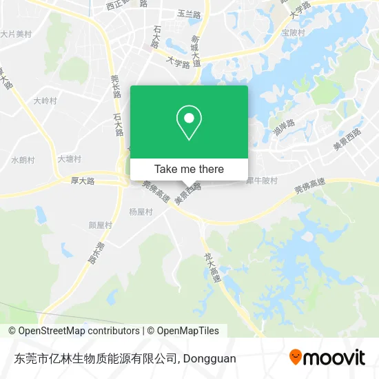 东莞市亿林生物质能源有限公司 map