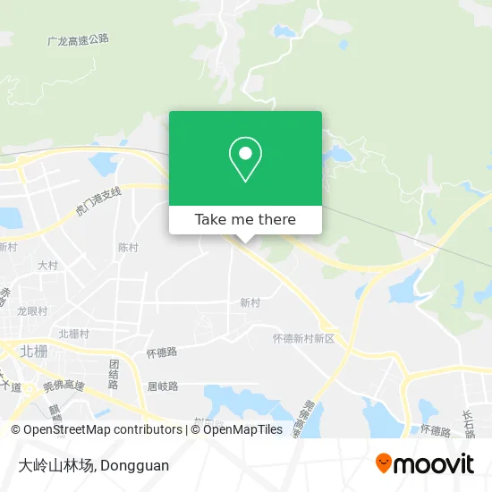 大岭山林场 map