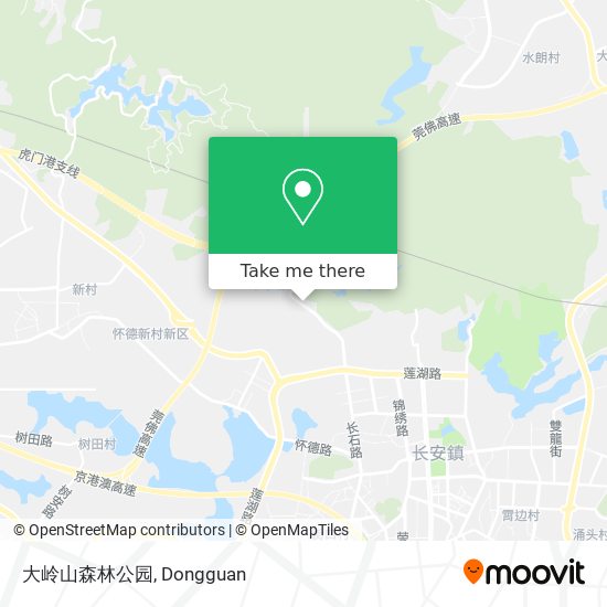 大岭山森林公园 map