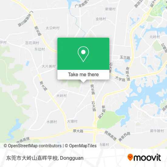 东莞市大岭山嘉晖学校 map