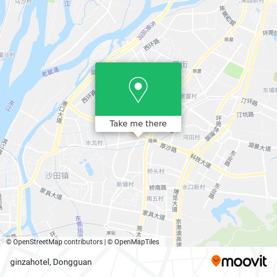 ginzahotel map