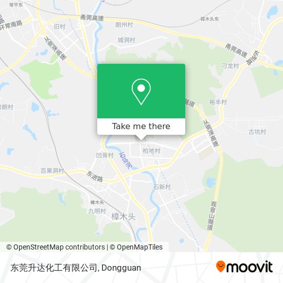东莞升达化工有限公司 map