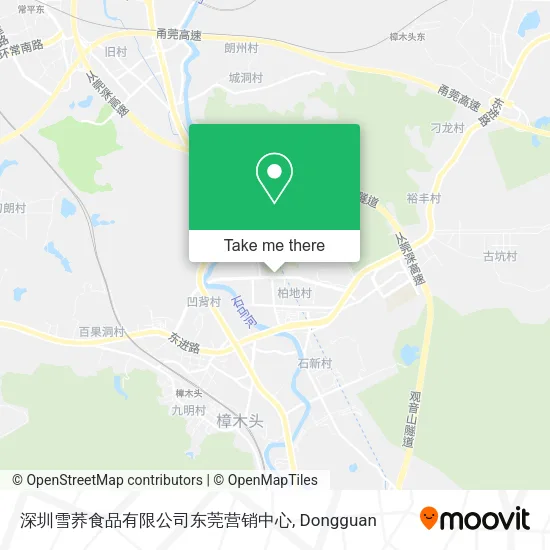 深圳雪荞食品有限公司东莞营销中心 map