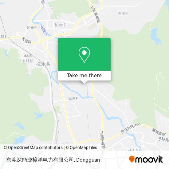 东莞深能源樟洋电力有限公司 map