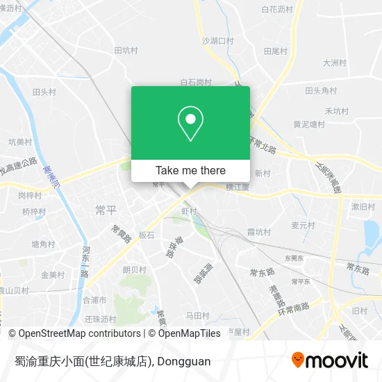 蜀渝重庆小面(世纪康城店) map