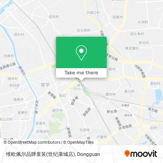 维欧佩尔品牌童装(世纪康城店) map
