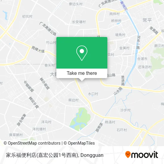 家乐福便利店(嘉宏公园1号西南) map