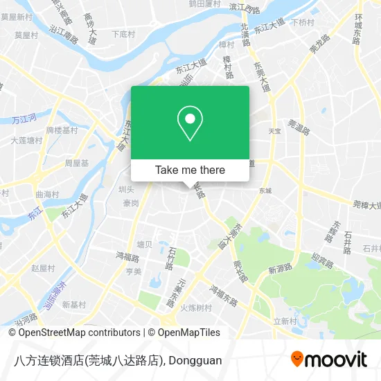 八方连锁酒店(莞城八达路店) map
