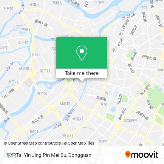 东莞Tai Yin Jing Pin Mei Su map
