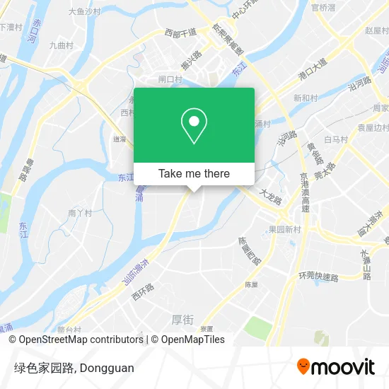 绿色家园路 map