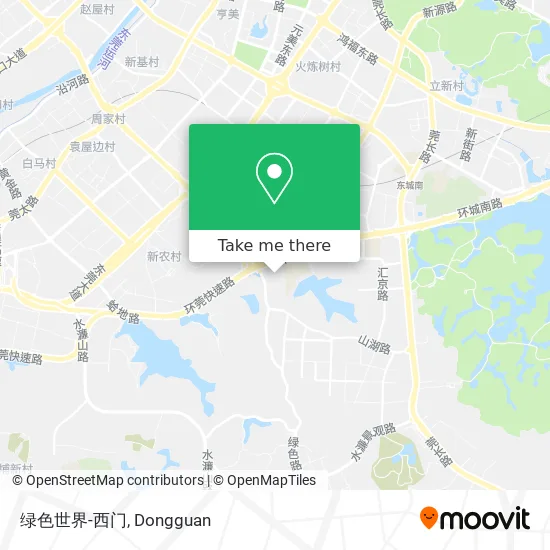 绿色世界-西门 map