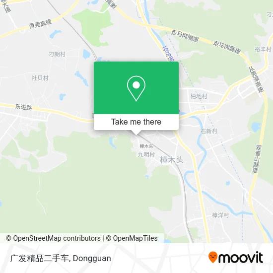 广发精品二手车 map