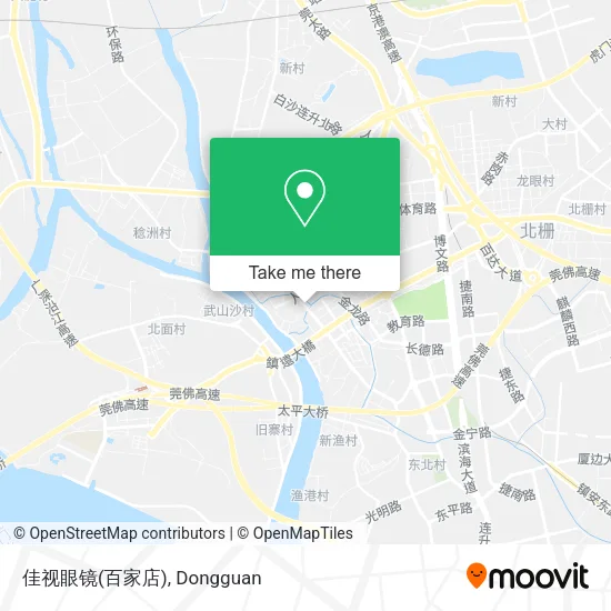 佳视眼镜(百家店) map