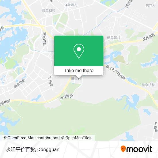 永旺平价百货 map