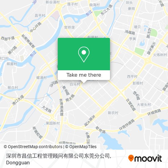 深圳市昌信工程管理顾问有限公司东莞分公司 map