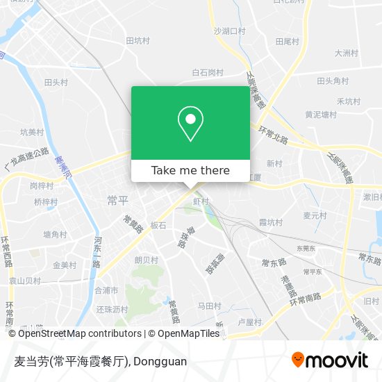 麦当劳(常平海霞餐厅) map