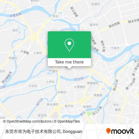东莞市肯为电子技术有限公司 map