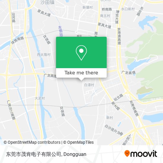 东莞市茂肯电子有限公司 map