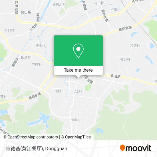 肯德基(黄江餐厅) map