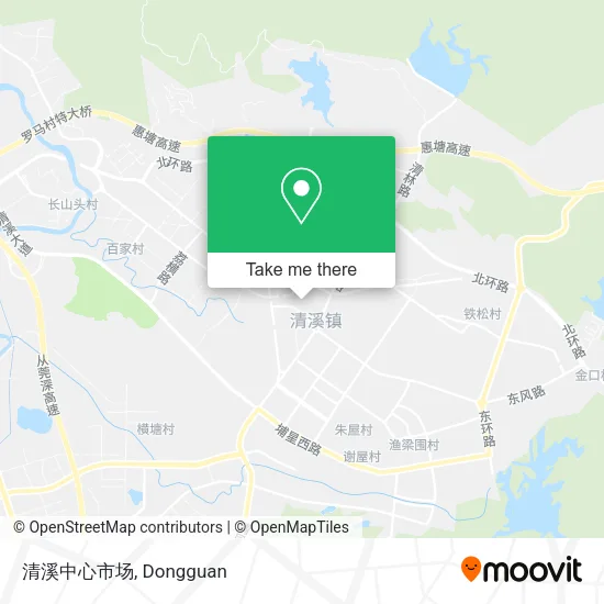 清溪中心市场 map