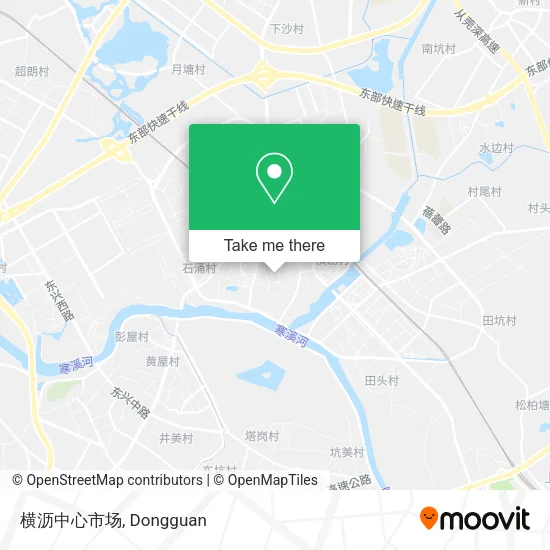 横沥中心市场 map