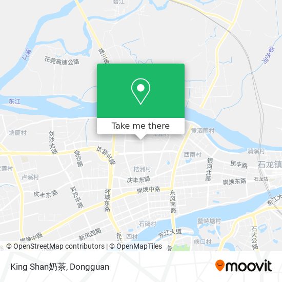 King Shan奶茶 map