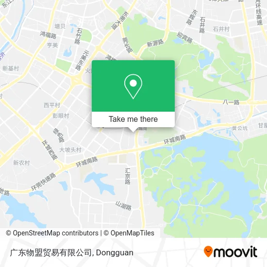 广东物盟贸易有限公司 map