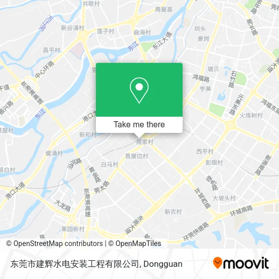 东莞市建辉水电安装工程有限公司 map