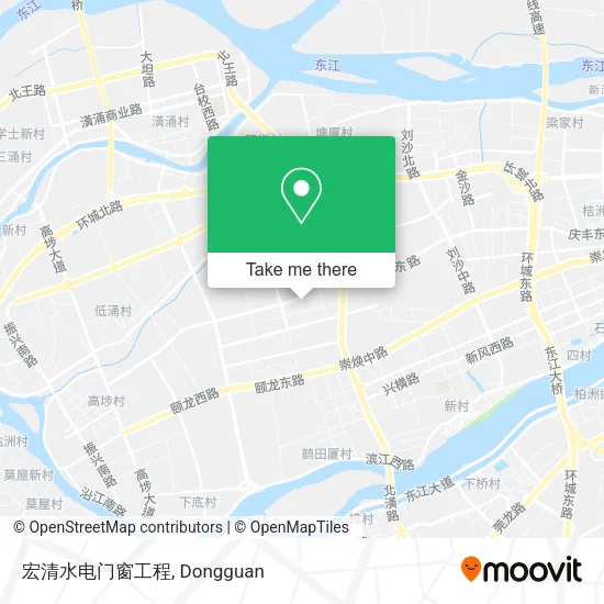 宏清水电门窗工程 map