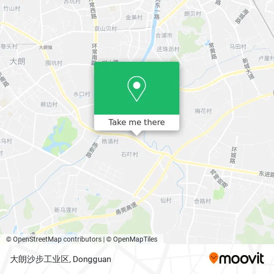 大朗沙步工业区 map