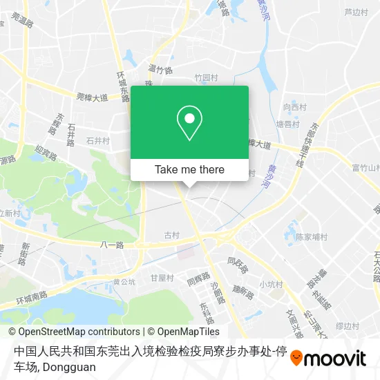 中国人民共和国东莞出入境检验检疫局寮步办事处-停车场 map